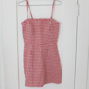 Reformation Red Gingham Dress (NEW WITHOUT TAGS)